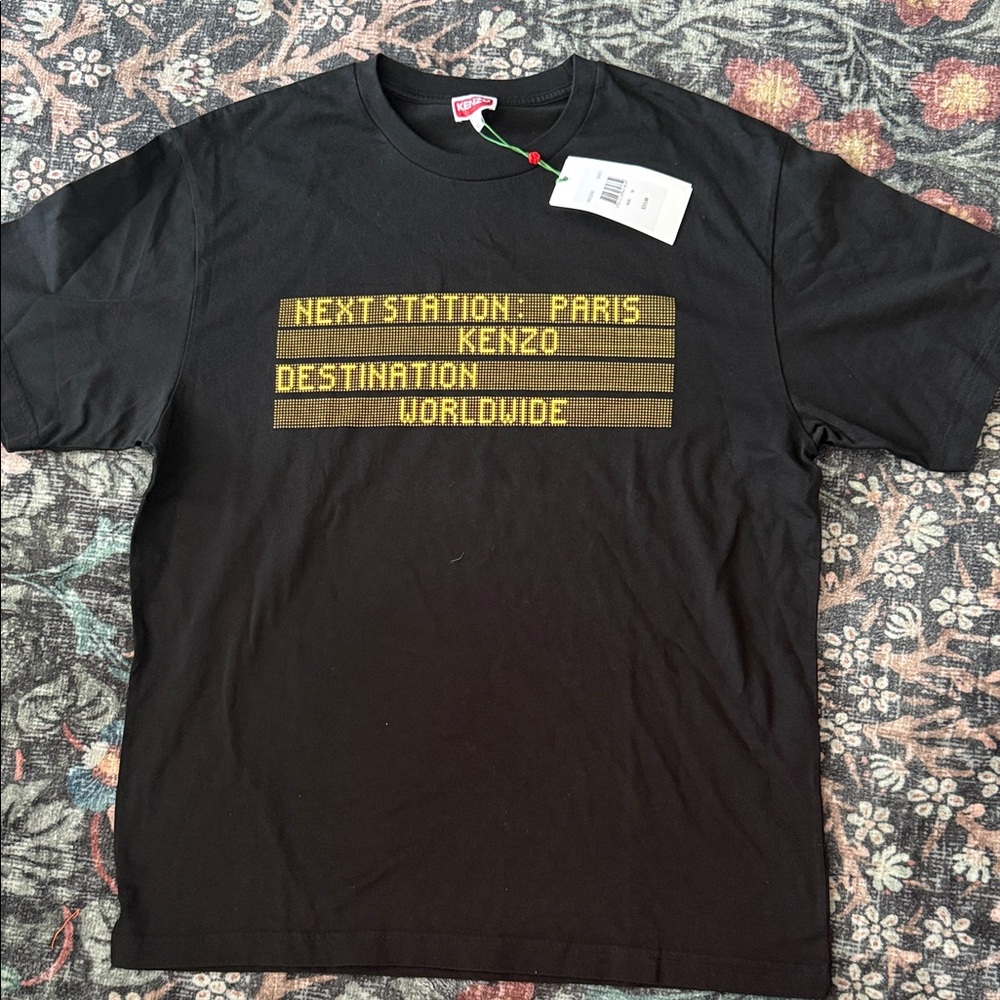 Kenzo Black Graphic T-Shirt